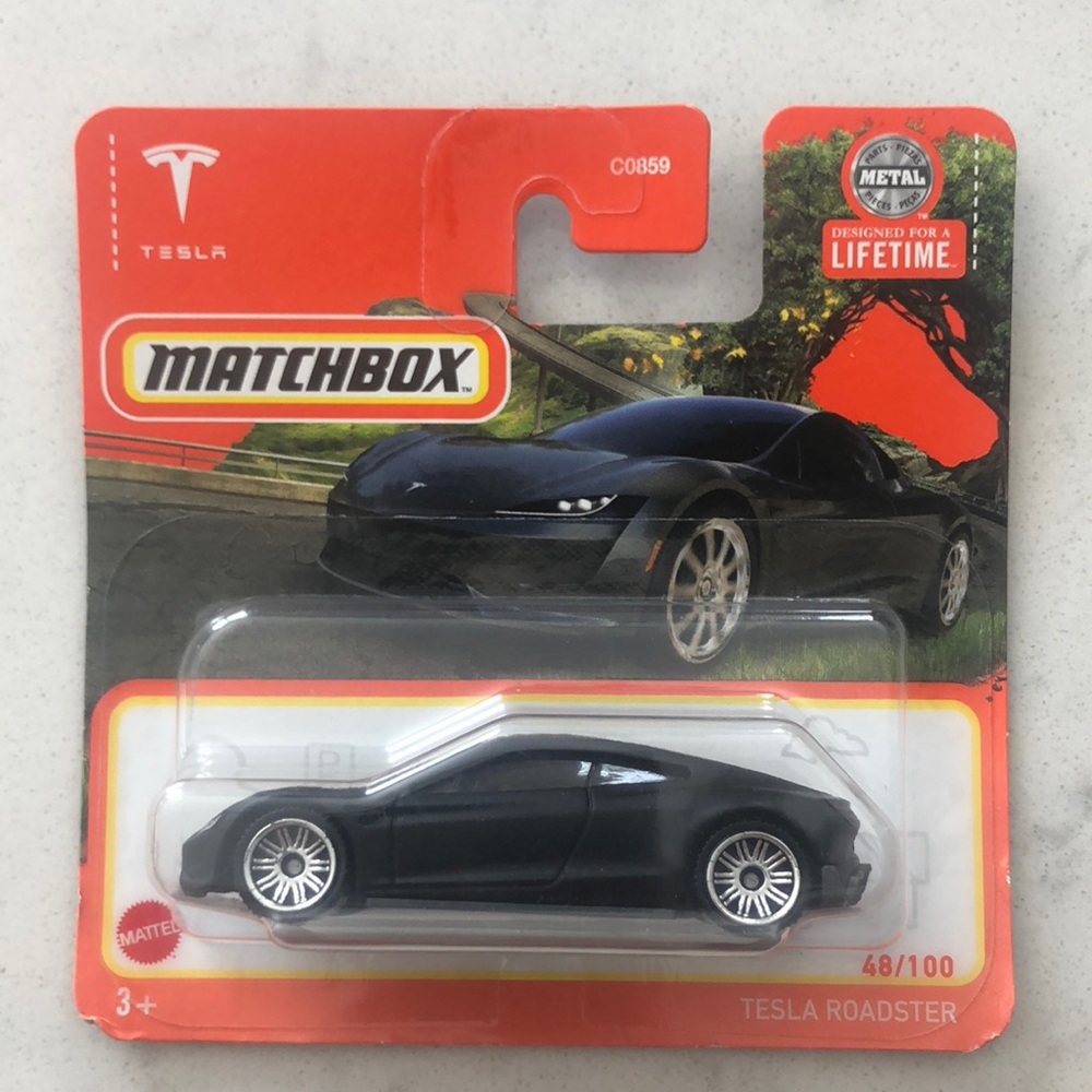 Matchbox Tesla Roadster Die-Cast Car